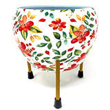 Iron Pot with Stand | Red & White- Buy1 Get1 Offer