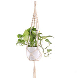 Plant Hanger Hook Flower Pot Holder Legs String Hanging Rope Hanging Wall Basket Ropes Vintage Macram Garden Balcony Decoration